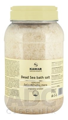 KAWAR SOĽ Z MŔTVEHO MORA kúpeľová soľ 1x3000 g