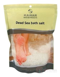 KAWAR SOĽ Z MŔTVEHO MORA kúpeľová soľ, vrecko 1x1000 g