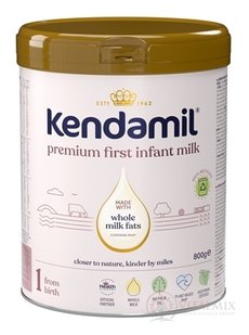 KENDAMIL Premium 1 DHA+ počiatočná mliečna dojčenská výživa (od narodenia) 1x800 g