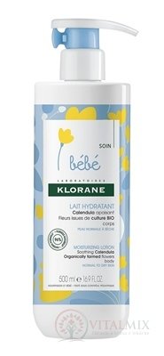 KLORANE BEBE LAIT HYDRATANT (inovácia 2018) hydratačné mlieko 1x500 ml