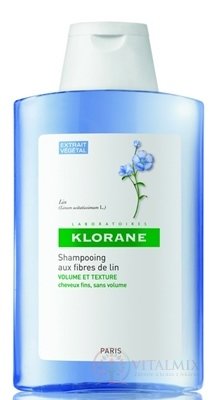 KLORANE SHAMPOOING AUX FIBRES DE LIN šampón s ľanovými vláknami pre jemné vlasy 1x200 ml