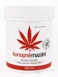 Konopné mazanie hrejivé 1x250 ml