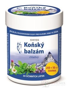 KONSKÝ BALZAM SWISS chladivý 250+50 ml zadarmo (300 ml)