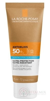 LA ROCHE-POSAY ANTHELIOS HYDRATATING LOTION SPF50+ hydratačné mlieko s ochranným faktorom, v ekologickom obale 1x75 ml