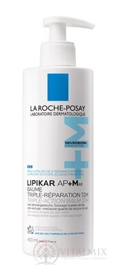 LA ROCHE-POSAY LIPIKAR BAUME AP+ MAX balzam s trojitým účinkom na veľmi suchú pokožku 1x400 ml