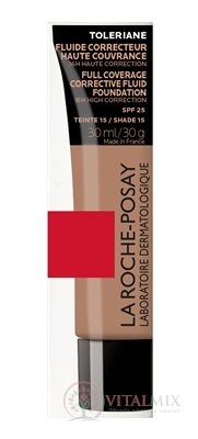 LA ROCHE-POSAY TOLERIANE MAKE-UP SPF25 15 korektívny make-up s ochranným faktorom 1x30 ml