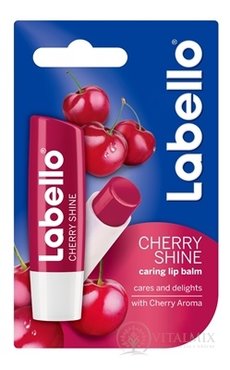 Labello CHERRY SHINE tónovací balzam na pery 1x4,8 g