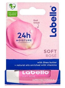 Labello SOFT ROSE tónovací balzam na pery 1x4,8 g