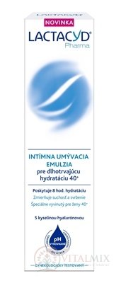 LACTACYD Pharma pre dlhotrvajúcu hydratáciu 40+ intímna umývacia emulzia 1x250 ml