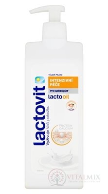 Lactovit Lactooil Telové mlieko Intenzívna starostlivosť, na suchú pleť 1x400 ml