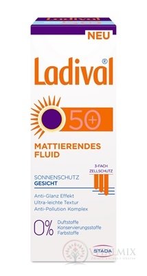 Ladival URBAN fluid SPF 50+ na ochranu tváre pri opaľovaní 1x50 ml