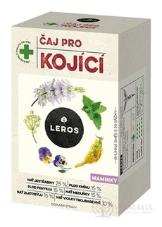 LEROS ČAJ PRE DOJČIACE MAMIČKY nálevové vrecká (inov. 2021) 20x1,5 g (30 g)