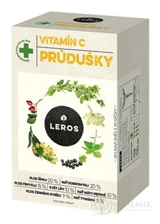 LEROS VITAMÍN C PRIEDUŠKY nálevové vrecká (inov. 2021) 20x1,5 g (30 g)