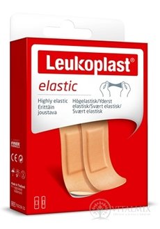 LEUKOPLAST ELASTIC náplasť na rany, 2 veľkosti (inov.2020/2021) 1x20 ks