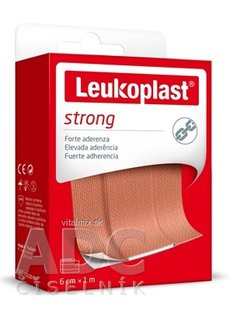 LEUKOPLAST STRONG náplasť na rany 6cm x 1m, pás, (inov.2020/2021) 1x1 ks