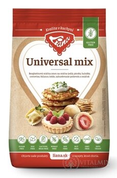 Liana Universal Mix plv (bezgluténová univerzálna zmes na múčne jedlá) 1x1000 g