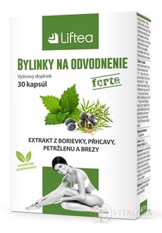 Liftea BYLINKY NA ODVODNENIE forte cps (inov. 2022) 1x30 ks