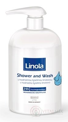 Linola Shower and Wash emulzný gél 1x500 ml