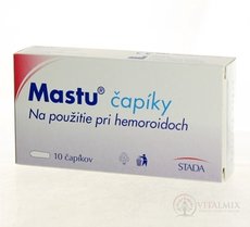 Mastu čapíky pri hemoroidoch, 1x10 ks