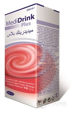 MediDrink Plus (verzia 2016) jahodová príchuť 30x200 ml