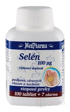 MedPharma SELÉN 100 µg tbl 1x107 ks