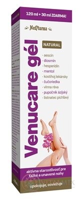 MedPharma VENUCARE GÉL NATURAL gél 120 ml+30 ml zdarma (150 ml)