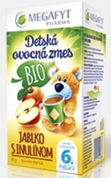 MEGAFYT Detská ovocná zmes BIO JABLKO S INULÍNOM inov.2015, 20x2 g (40 g)