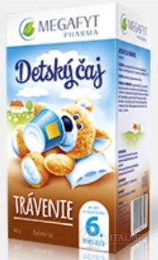 MEGAFYT Detský čaj TRÁVENIE inov.2015, bylinný čaj 20x2 g (40 g)