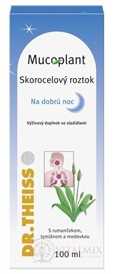 Mucoplant Skorocelový roztok Na dobrú noc 1x100 ml