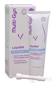 MULTI-GYN LIQUIGEL vaginálny lubrikačný, bioaktívny, na odstránenie suchosti pošvy, 1x50 ml
