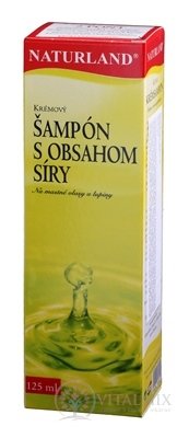 NATURLAND KRÉMOVÝ ŠAMPÓN S OBSAHOM SÍRY 1x125 ml