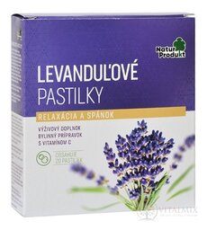 NaturProdukt LEVANDUĽOVE PASTILKY 1x20 ks
