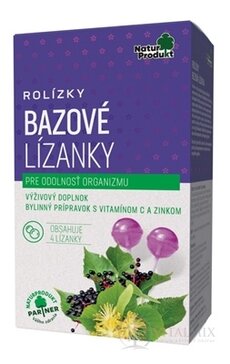NaturProdukt ROLÍZKY Bazové Lízanky pre odolnosť organizmu 1x4 ks