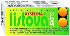 NATURVITA KYSELINA LISTOVÁ SUPER tbl 1x60 ks