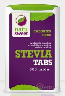 NATUSWEET STEVIA TABS sladidlo, tablety 1x300 ks