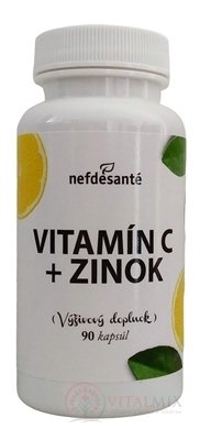 nefdesanté VITAMÍN C + ZINOK cps 1x90 ks