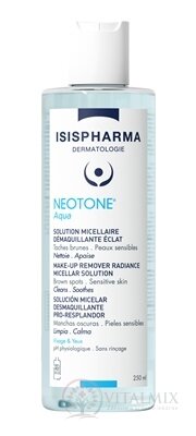 NEOTONE Aqua čistiaca micelárna voda a odličovač, pigmentové škvrny 1x250 ml