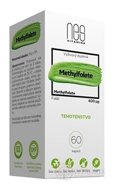 nesVITAMINS Methylfolate 400 µg cps 1x60 ks