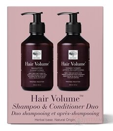 NEW NORDIC Hair Volume Shampoo & Conditioner Duo šampón 250 ml + kondicionér 250 ml, 1x1 set