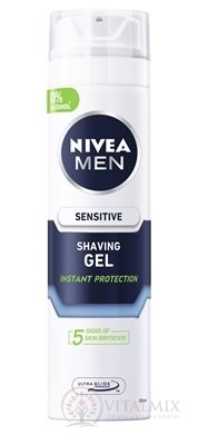 NIVEA MEN Gél na holenie SENSITIVE pre citlivú pleť 1x200 ml