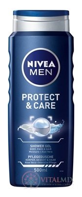 NIVEA MEN Sprchový gél PROTECT&CARE 1x500 ml