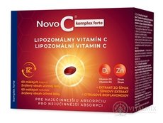 NOVO C KOMPLEX FORTE Lipozomálny vitamín C + vitamín D3 + zinok s extraktom zo šípok a bioflavonoidmi, kapsuly 1x60 ks