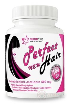 NUTRICIUS Perfect HAIR new tbl (metionín 500 mg) 1x100 ks