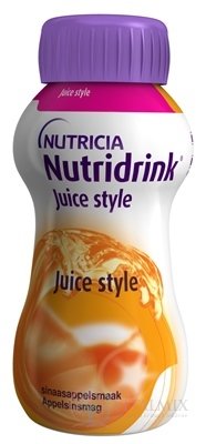 Nutridrink Juice Style s pomarančovou príchuťou 4x200 ml