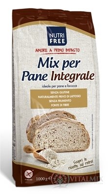 NutriFree Mix per Pane Integrale zmes na chlieb celozrnná, bezgluténová 1x1000 g