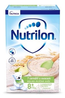 Nutrilon obilno-mliečna kaša 7 cereálií s ovocím (od ukonč. 8. mesiaca), 1x225 g