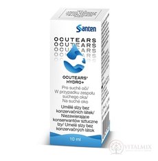 OCUTEARS HYDRO+ očný roztok, bez konzervačných látok 1x10 ml