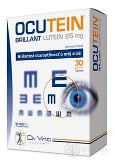 OCUTEIN BRILLANT Luteín 25 mg - DA VINCI cps 1x30 ks
