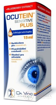 OCUTEIN SENSITIVE PLUS očné kvapky 1x15 ml