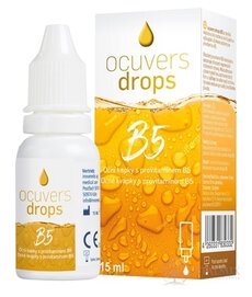 Ocuvers drops B5 očné kvapky s provitamínom B5, 1x15 ml